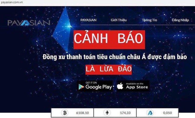 Bộ Công An cảnh báo ví điện tử PayAsian có dấu hiệu lừa đảo - Ảnh 1. Bộ Công An cảnh báo ví điện tử PayAsian có dấu hiệu lừa đảo - Ảnh 1.