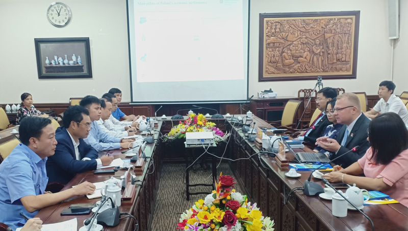 Thái Nguyên: Đẩy mạnh quan hệ hợp tác với Ba Lan - Ảnh 1. Thái Nguyên: Đẩy mạnh quan hệ hợp tác với Ba Lan - Ảnh 1.