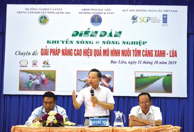 Nâng cao năng lực nông dân để phát triển mô hình tôm lúa bền vững - Ảnh 2. Nâng cao năng lực nông dân để phát triển mô hình tôm lúa bền vững - Ảnh 2.