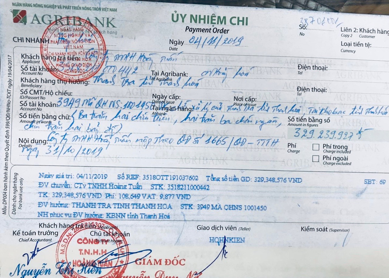 Sự thật việc Công ty Hoàng Tuấn “chây ì nghĩa vụ tài chính” - Ảnh 3. Sự thật việc Công ty Hoàng Tuấn “chây ì nghĩa vụ tài chính” - Ảnh 3.