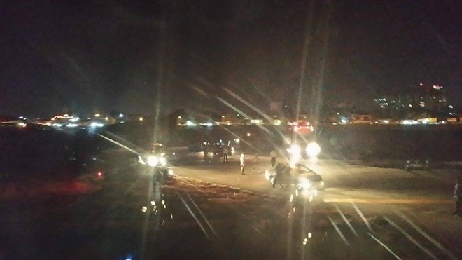 Gặp sự cố kỹ thuật máy bay Hàn Quốc hạ cánh khẩn cấp xuống Tân Sơn Nhất - Ảnh 1. Gặp sự cố kỹ thuật máy bay Hàn Quốc hạ cánh khẩn cấp xuống Tân Sơn Nhất - Ảnh 1.