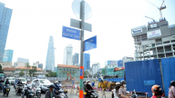 TP Hồ Chí Minh: Đường Lê Lợi dần lộ diện sau 8 năm rào chắn thi công metro