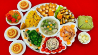 Những mâm cỗ cúng ông Công ông Táo đầy đủ và đẹp mắt