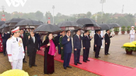 Lãnh đạo Đảng, Nhà nước viếng Chủ tịch Hồ Chí Minh nhân kỷ niệm 93 năm ngày thành lập Đảng