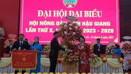 Đại hội Đại biểu HND tỉnh Hậu Giang lần thứ X: Ông Võ Văn Trung tái đắc cử chức Chủ tịch HND tỉnh Hậu Giang