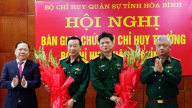 Hòa Bình có tân Chỉ huy trưởng Bộ Chỉ huy Quân sự tỉnh