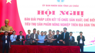 Lai Châu bàn giải pháp liên kết tổ chức sản xuất, chế biến, tiêu thụ sản phẩm nông nghiệp
