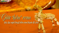 Độc đáo nghệ thuật biến rơm khô thành đồ chơi