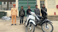 Bắt giữ 4 thanh niên trộm cắp xe máy từ Bắc Ninh di chuyển về Sơn La