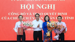 Sơn La: Có Giám đốc Sở Công Thương, Sở Thông tin và Truyền thông mới
