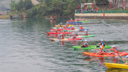 Đua thuyền Kayak- vinh danh dòng Đà Giang huyền thoại 