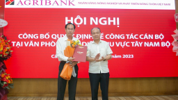Ông Bùi Thanh Quang giữ chức vụ Trưởng Văn phòng đại diện Agribank Khu vực Tây Nam Bộ