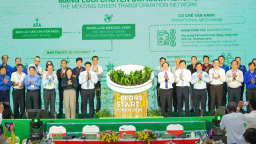 Lần đầu tiên ra mắt mạng lưới chuyển đổi xanh Mekong
