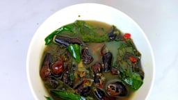 Loài ốc này đem nấu canh với một loại lá rừng thành món đặc sản miền núi ở Quảng Nam, Quảng Ngãi