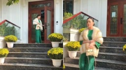 Phương Oanh khoe biệt thự bạc tỷ trang hoàng đón Tết