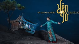 Bất chấp lạnh giá, Hồ Quỳnh Hương lên Yên Tử trong những ngày giáp Tết