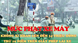 Người đi xe máy chuyển làn không xi nhan gây tai nạn giao thông có thể bị phạt đến 14 triệu đồng