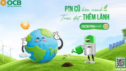 OCB triển khai chương trình 'Thu pin cũ - Đổi quà xanh'
