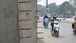 Hiện trạng đường Tam Trinh (Hà Nội) khi chờ gỡ vướng giải phóng mặt bằng