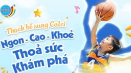 Bé cao lớn, xương chắc khoẻ nhờ can-xi tự nhiên từ thạch rau câu can-xi Long Hải