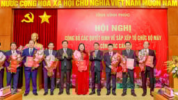 Vĩnh Phúc sắp xếp lại bộ máy, bổ nhiệm nhiều lãnh đạo sở