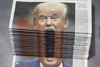Khi Tổng thống Mỹ Donal Trump... lên sạp báo