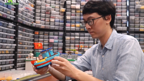 Chàng trai tái hiện nét đẹp Việt Nam bằng hàng triệu mảnh lego