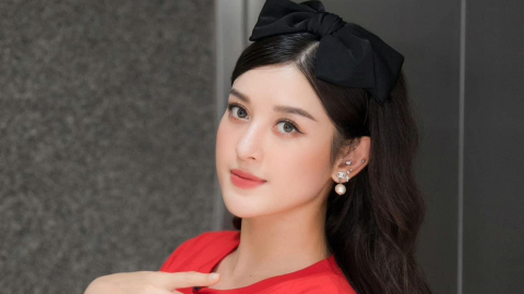 Á hậu Huyền My mong Tiến Linh ghi bàn trong trận ĐT Việt Nam đối đầu ĐT Trung Quốc