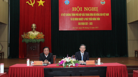 Trung ương Hội Nông dân Việt Nam-Bộ NNPTNT phối hợp thực hiện 5 chương trình tạo lập hình ảnh nông dân thế hệ mới