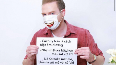 'Trống cơm' phiên bản Anh-Việt chống Corona của Kyo York gây sốt mạng