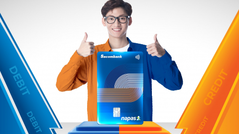 Sacombank kết hợp cùng Napas cho ra mắt dòng thẻ tích hợp Napas Combo Card