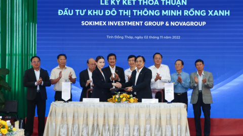 NovaGroup và Sokimex cam kết đầu tư, phát triển dự án khu đô thị BLUE DRAGON