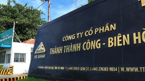 TTC Sugar (SBT) sắp trả cổ tức bằng tiền tỷ lệ 12%