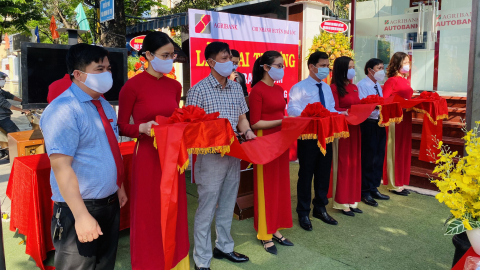 Quảng Nam: Agribank khai trương máy giao dịch tự động AutoBank CDM tại huyện Đại Lộc