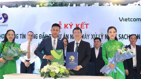 TT-Huế: Vietcombank cho HueWACO vay 350 tỷ đồng thực hiện dự án nước sạch Vạn Niên 