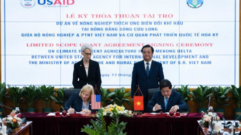 USAID tài trợ 50 triệu USD giúp ĐBSCL ứng phó biến đổi khí hậu