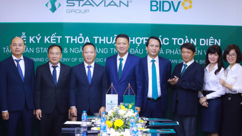 BIDV và Tập đoàn Stavian ký kết Thỏa thuận hợp tác toàn diện