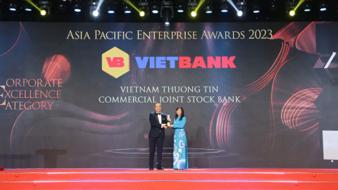 Vietbank nhận giải thưởng doanh nghiệp xuất sắc châu Á 2023