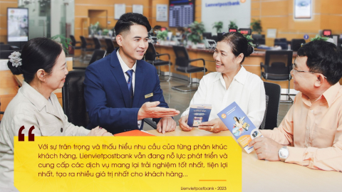 Lienvietpostbank: 15 năm chinh phục khách hàng