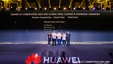 Sinh viên Việt Nam giành giải Ba chung kết toàn cầu Cuộc thi Huawei ICT Competition 2022-2023