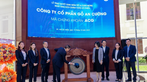 Gỗ An Cường (ACG) chuẩn bị phát hành gần 15 triệu cổ phiếu để trả cổ tức đợt 2/2022