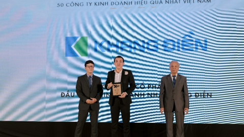 Tập Đoàn Khang Điền (KDH) nhận danh hiệu “TOP 50 Công ty kinh doanh hiệu quả nhất Việt Nam 2023”