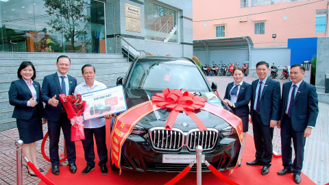 Sacombank trao 2 ô tô BMW hơn 4 tỷ đồng đến khách hàng tại Bạc Liêu, Vĩnh Long