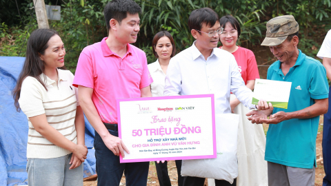 Báo Dân Việt cùng Quỹ Vì Tầm Vóc Việt, LG chung tay tái thiết cuộc sống cho người dân Yên Bái sau lũ