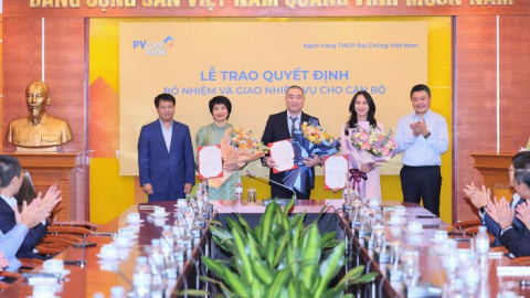 PVcomBank bổ nhiệm cùng lúc 3 Phó Tổng Giám đốc