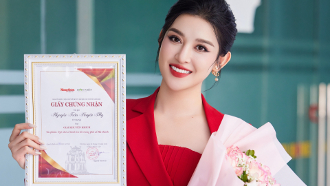 Á hậu Huyền My: Muốn chia sẻ tình yêu với Hà Nội