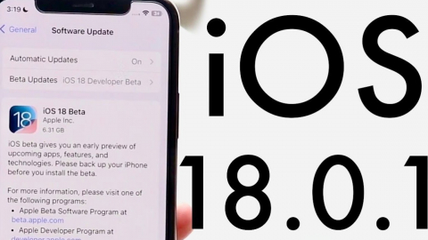 Apple bất ngờ tung ra iOS 18.0.1 cho người dùng iPhone