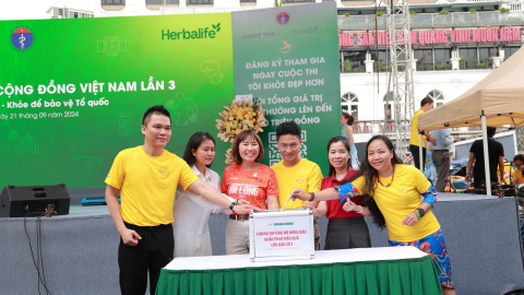 Herbalife Việt Nam cùng lan tỏa lối sống lành mạnh và tinh thần sẻ chia trong Ngày Dinh dưỡng cộng đồng Việt Nam lần 3