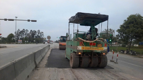 Cienco4 tiếp tục tập trung lực lượng sửa chữa hư hỏng trên đoạn tuyến QL1