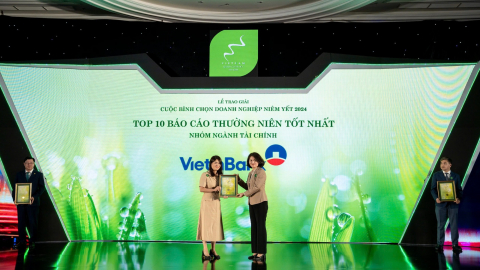 VietinBank giành cú đúp giải thưởng về Báo cáo thường niên tại VLCA 2024